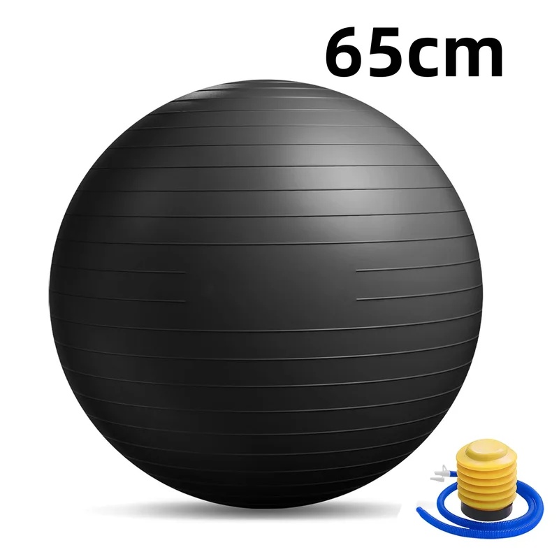 Bosu Ball Balance - Ballon de yoga anti-éclatement avec pompe,