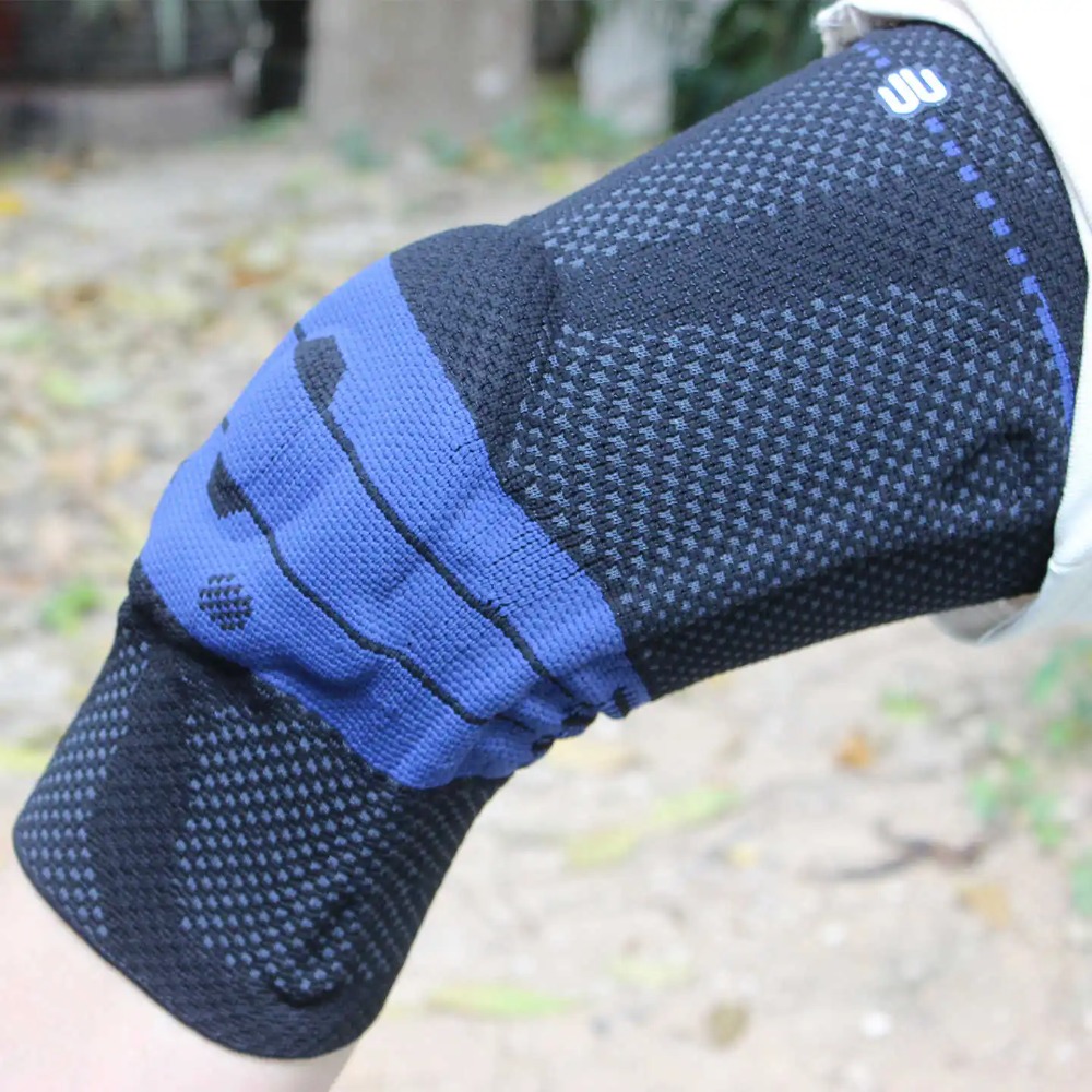 Knee Sleeve Compression - Genouillère antidérapante de luxe GenuTrain 8th,