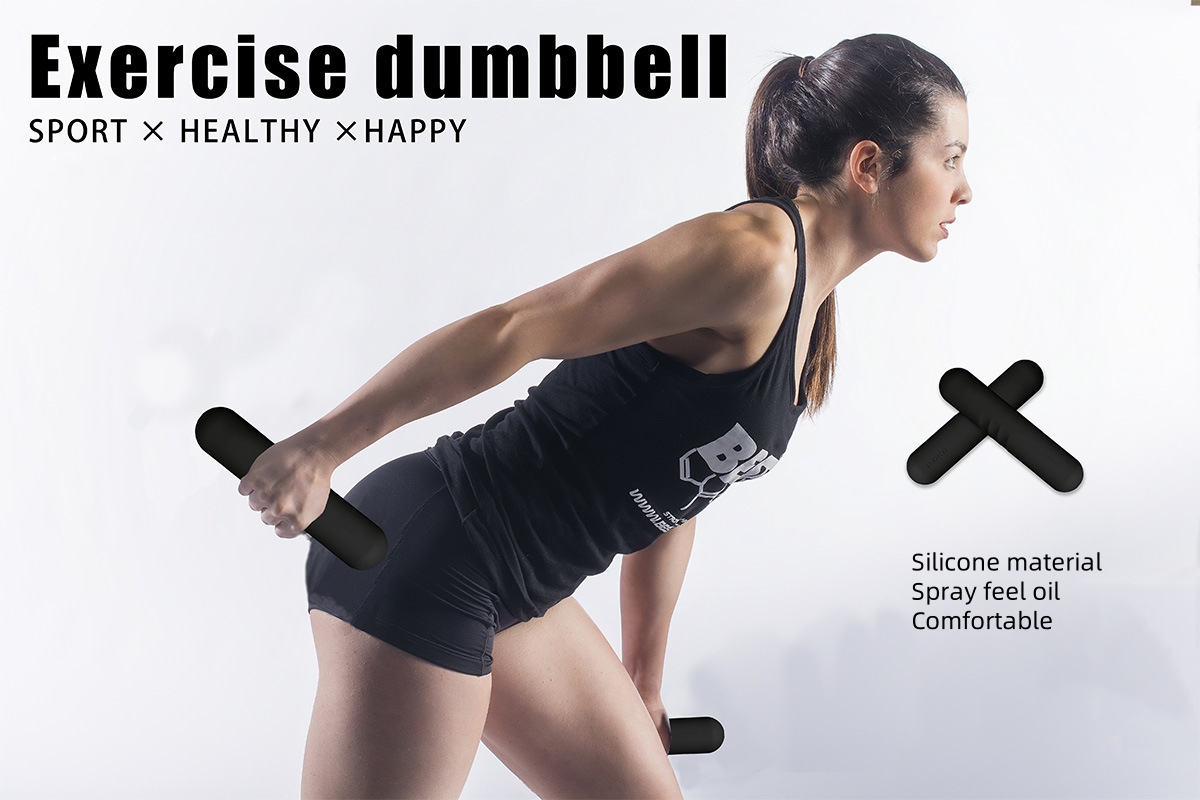 Yoga Fitness Bar - Barre d'haltères en Silicone, anneau de