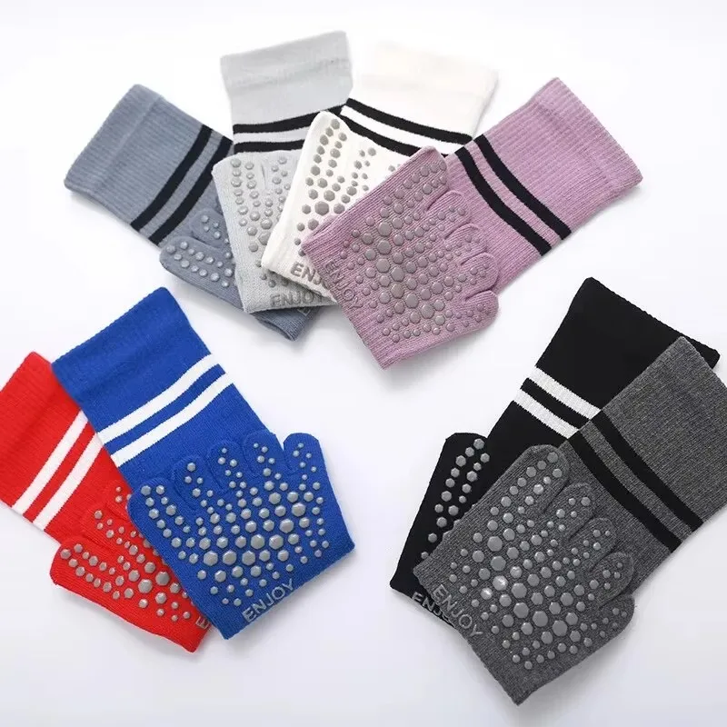 Yoga Dance & Fitness Center Llc - Chaussettes de yoga respirantes mi-mollet pour