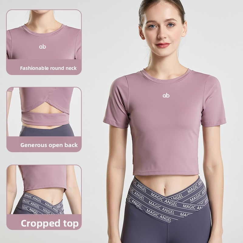 Yoga Fitness Top - Nouveau T-shirt de sport décontracté pour