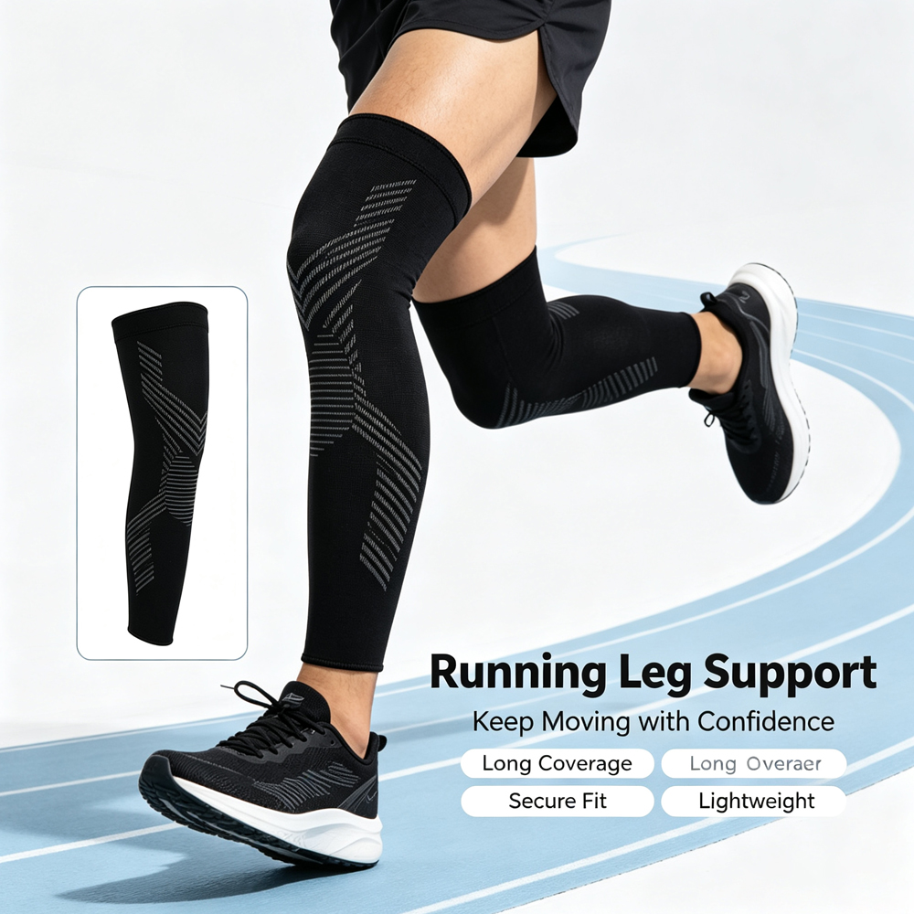 Knee Sleeve Compression - 1/2 pièces, manchons de compression pour