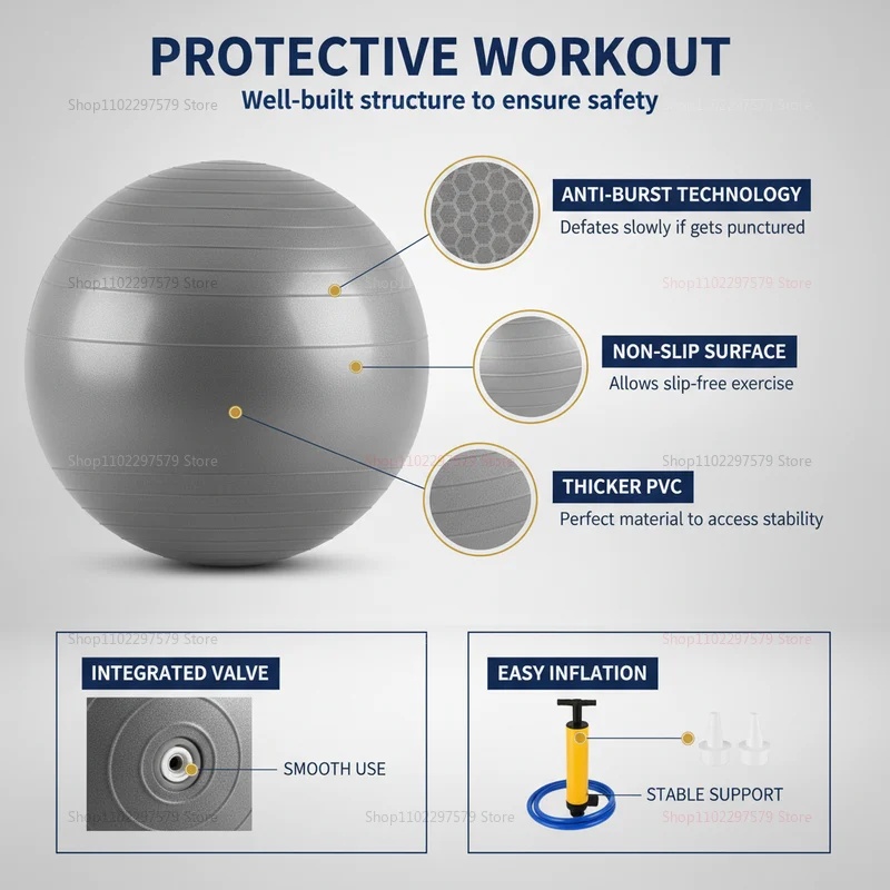 Ballon de yoga anti-éclatement - Bosu Ball Balance avis et prix