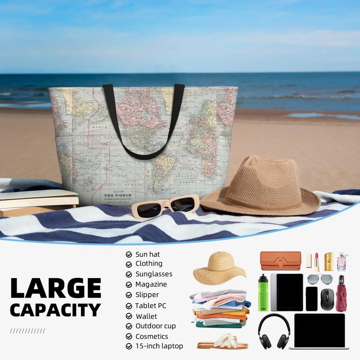 Sac fourre-tout vintage avec c - Yoga Fitness World avis et prix