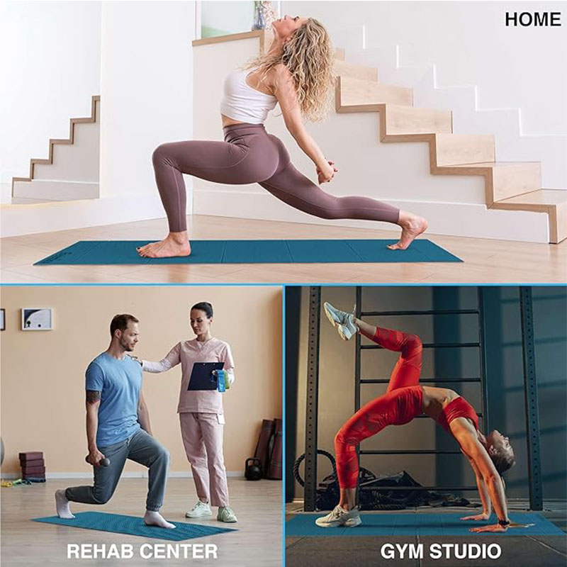 Tapis de yoga personnalisé en  - Yoga Fitness Logo Design avis et prix