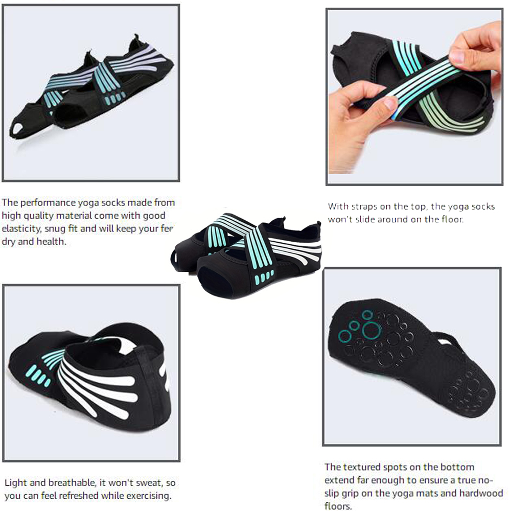 1 paire de chaussettes antidér - Yoga Dance & Fitness Center Llc avis et prix