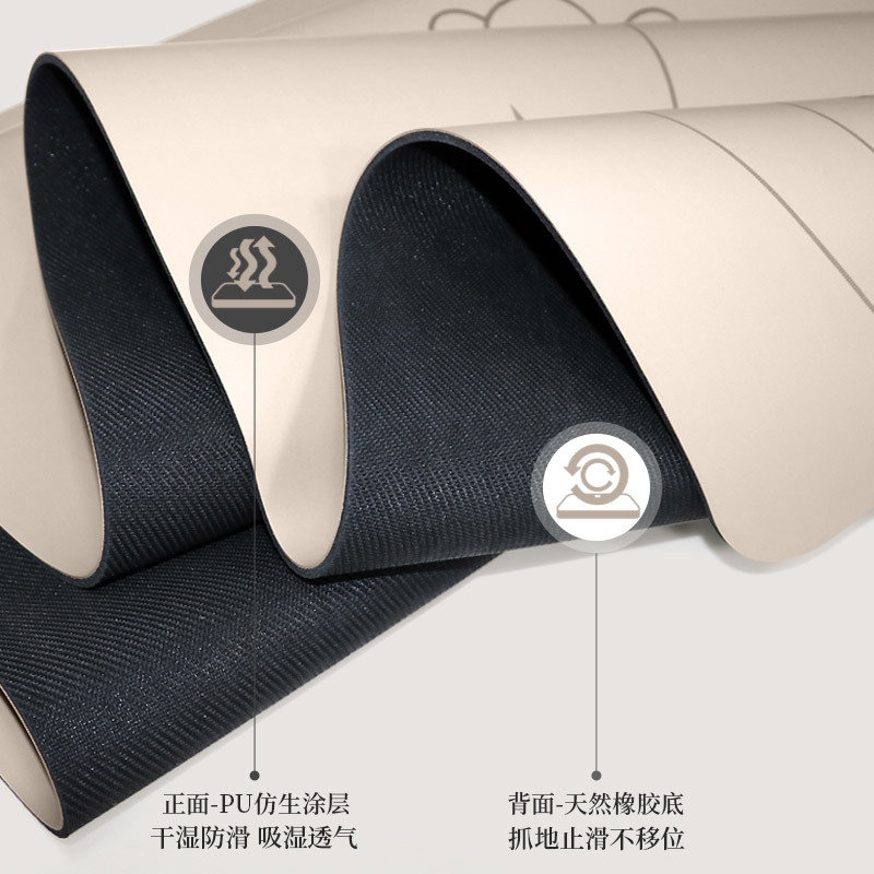 Tapis de yoga en caoutchouc na - Yoga Fitness Boutique avis et prix