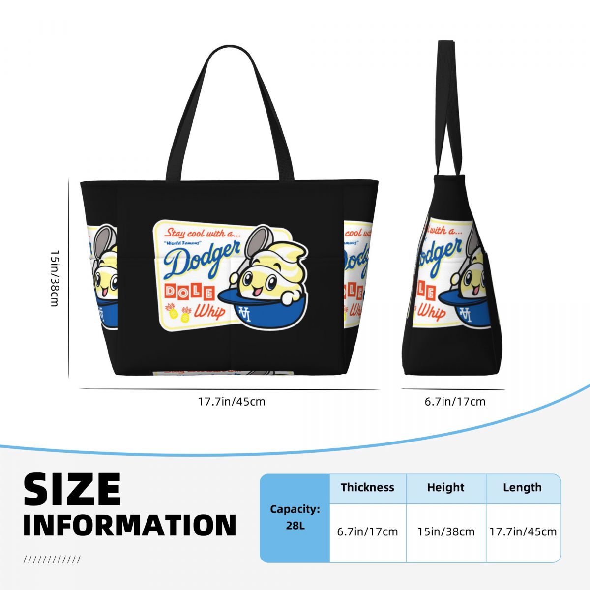 Sac fourre-tout de plage Dodge - Yoga Fitness World avis et prix
