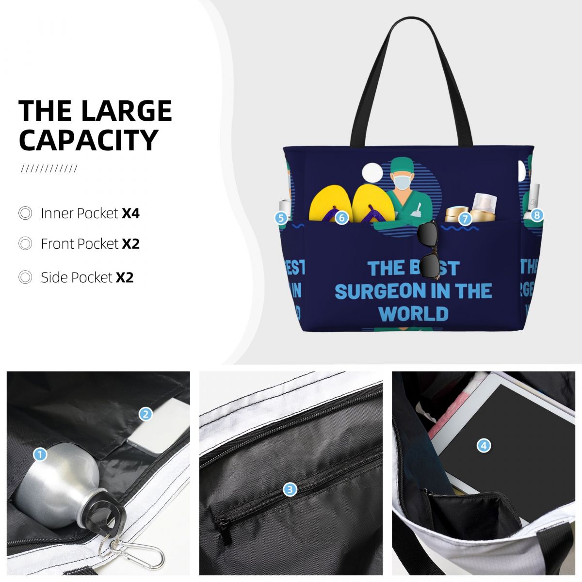 Sac fourre-tout de plage The B - Yoga Fitness World avis et prix