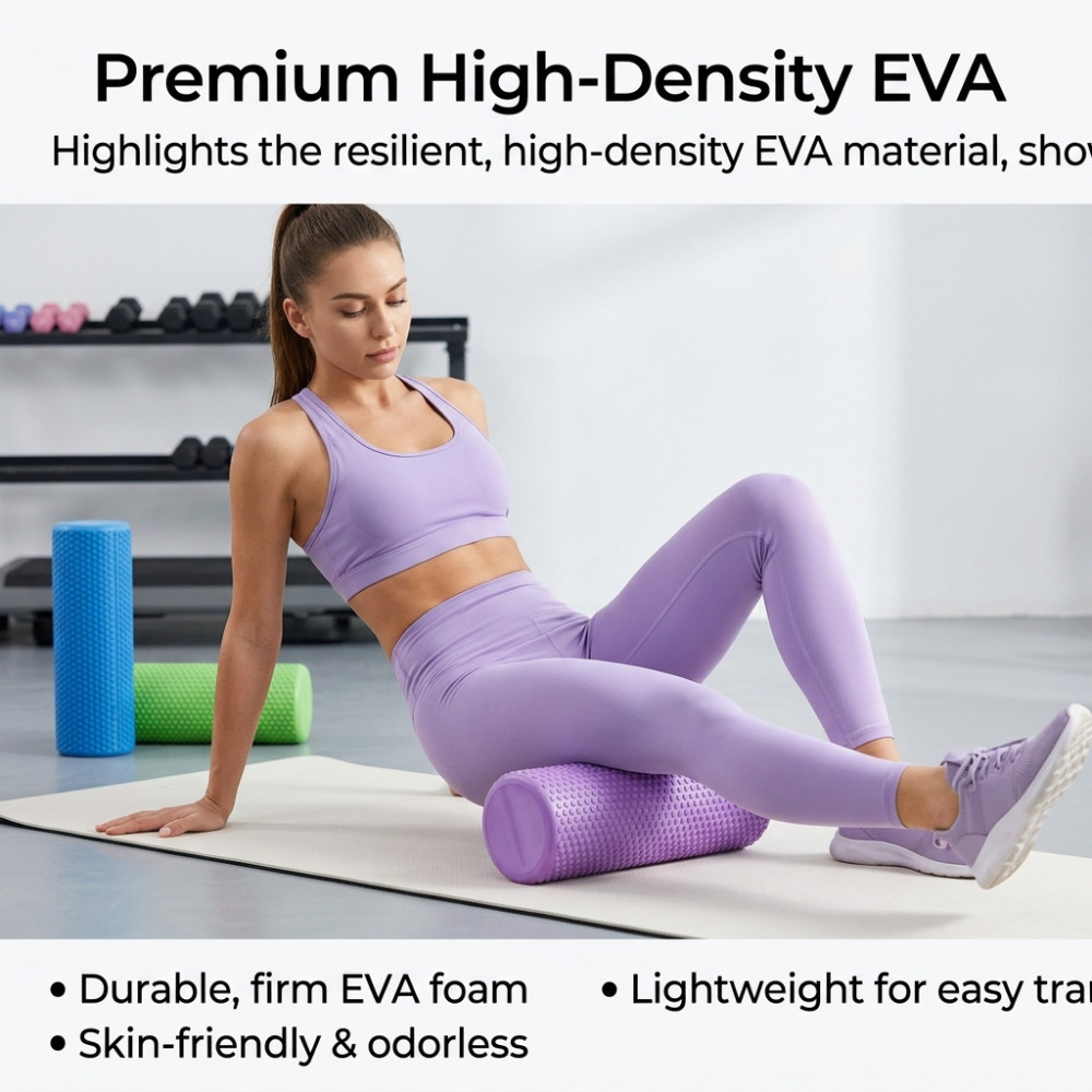 Rouleau de yoga en mousse EVA  - Yoga Fitness World avis et prix