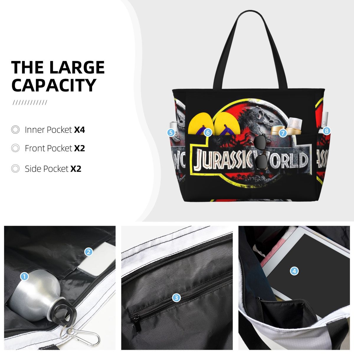 Sac fourre-tout Jurassic World - Yoga Fitness World avis et prix