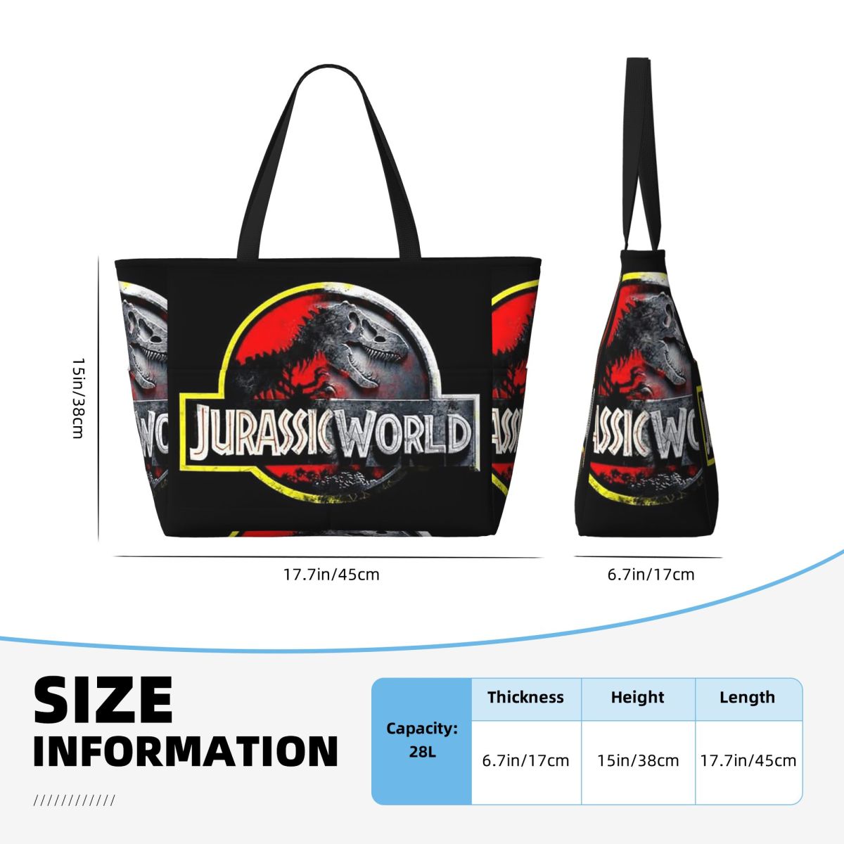 Sac fourre-tout Jurassic World - Yoga Fitness World avis et prix