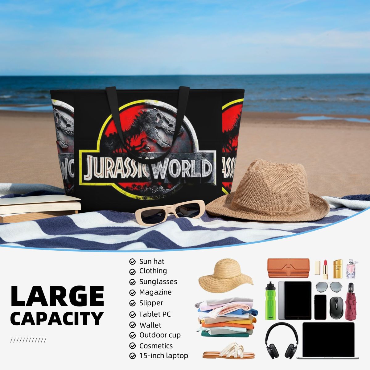 Sac fourre-tout Jurassic World - Yoga Fitness World avis et prix