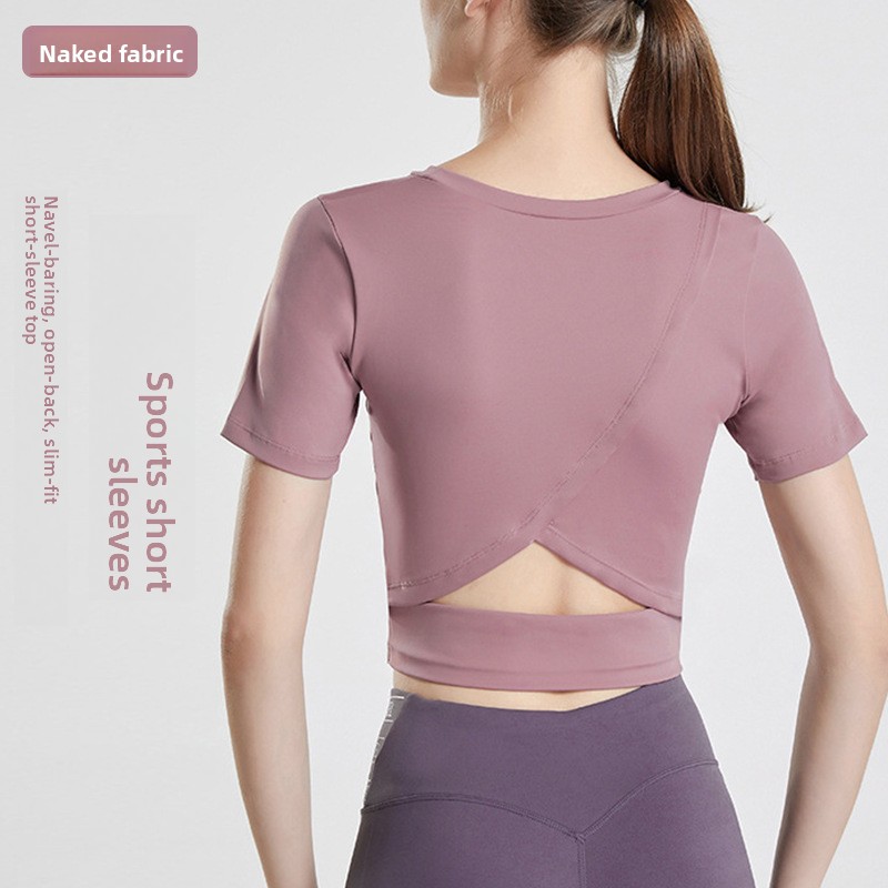 Nouveau T-shirt de sport décon - Yoga Fitness Top avis et prix