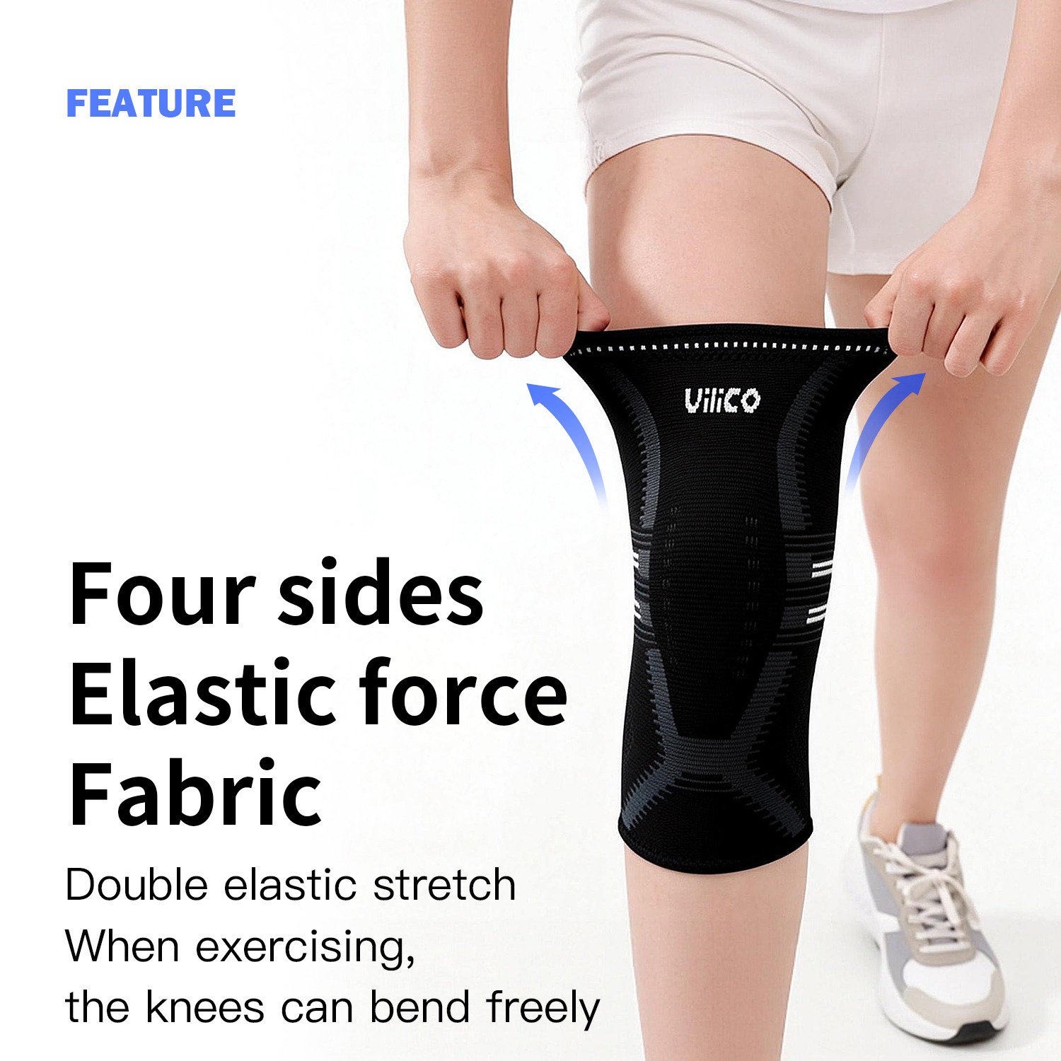 1 pièce de genouillère pour fe - Knee Sleeve Compression avis et prix